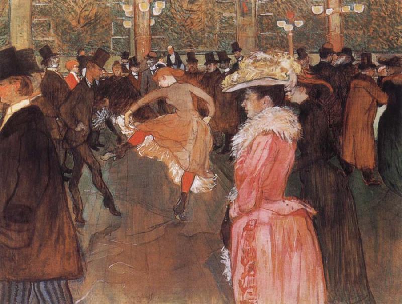 Henri de toulouse-lautrec The Dance oil painting picture